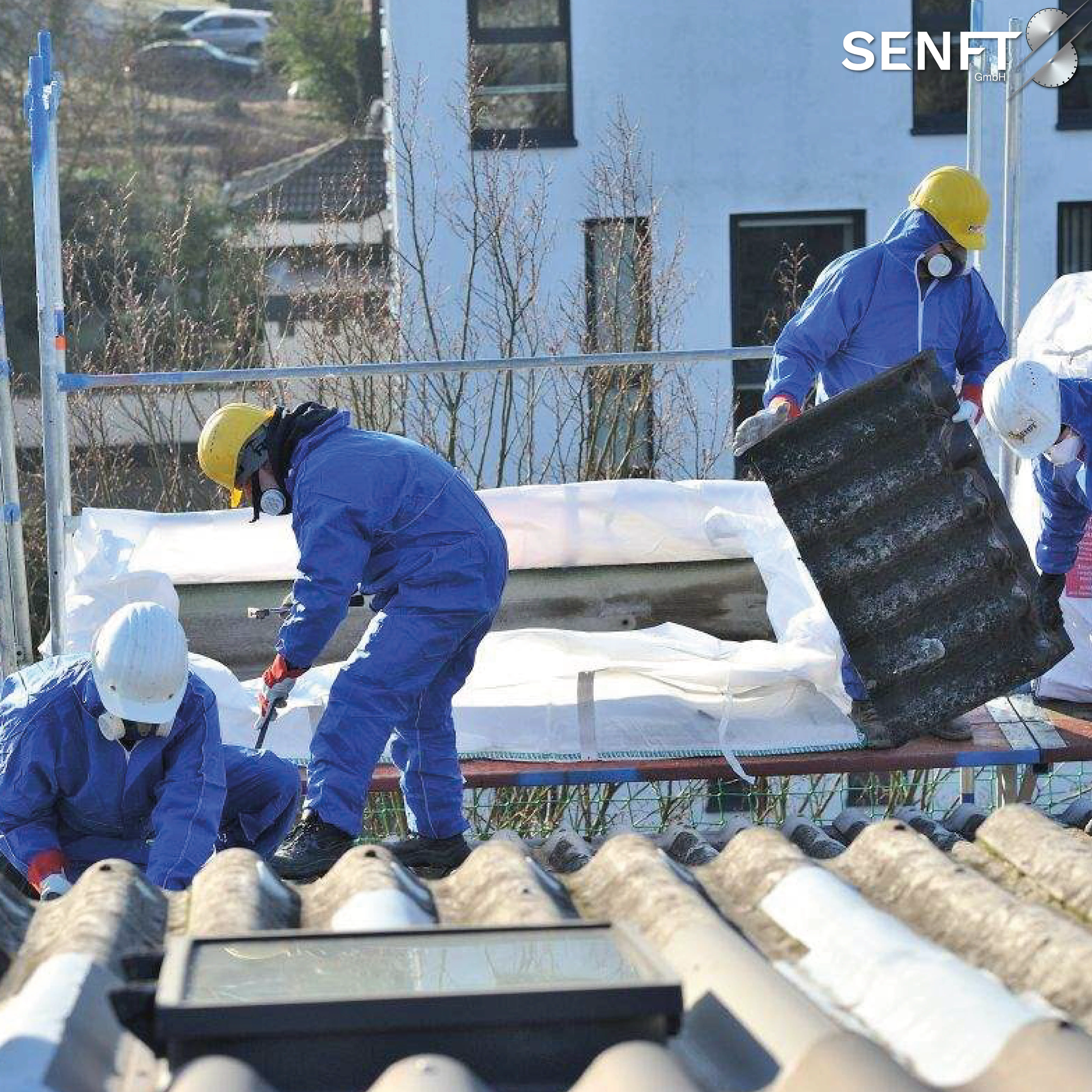 Ergebnis nach der Arbeit am Betonbohrer