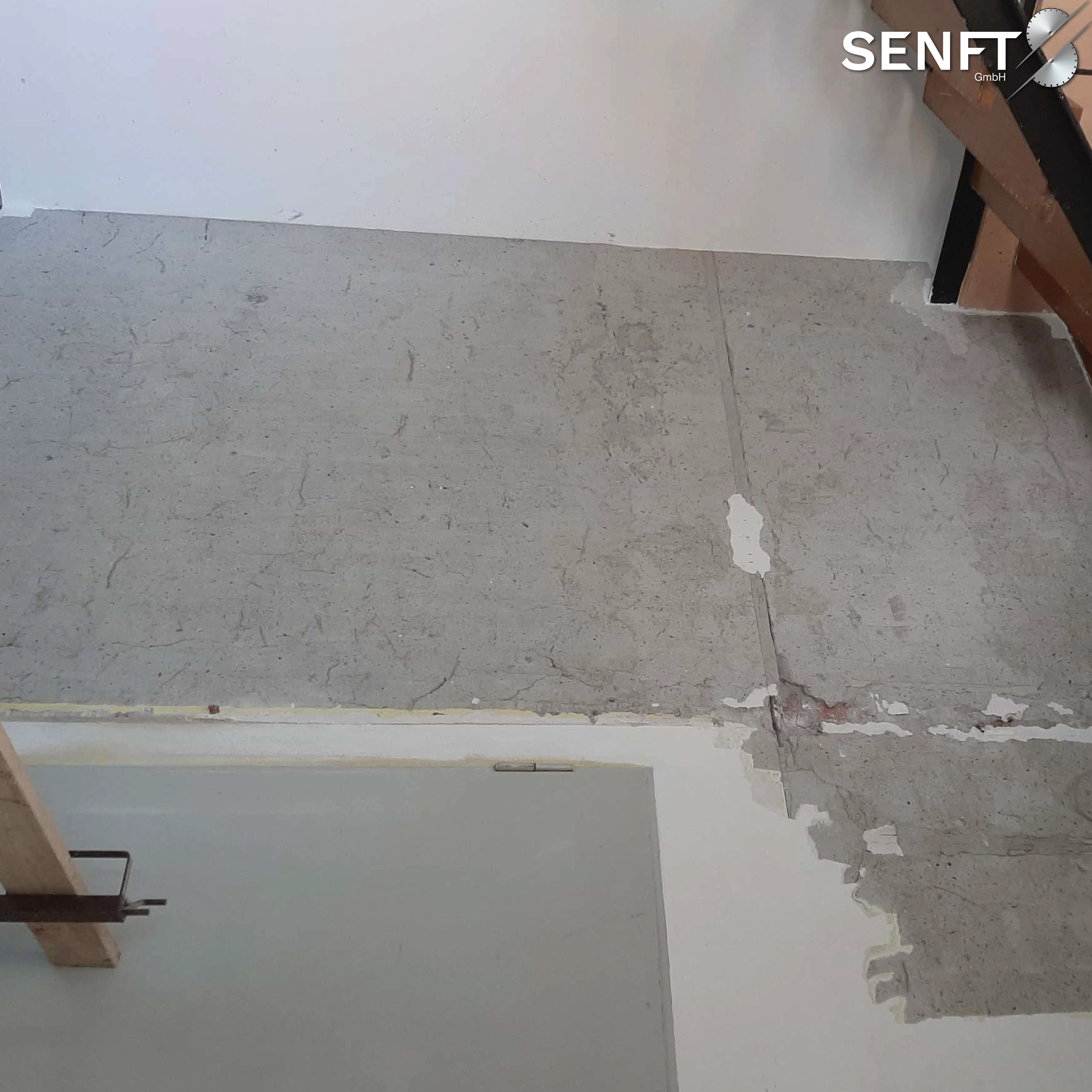 Vorberitung der Beton Seilsäge für den Betrieb